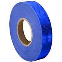 3M 3435 - Cinta reflectante de microprismas color azul- 28-6 mm x 46 m (1 rollo)